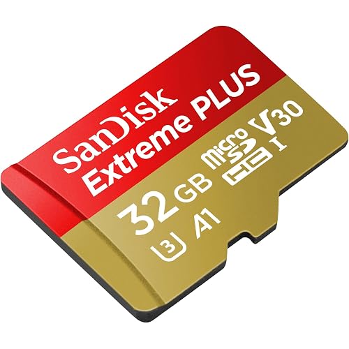 SanDisk Extreme PLUS 32GB microSDHC UHS-I Card - SDSQXBG-032G-GN6MA