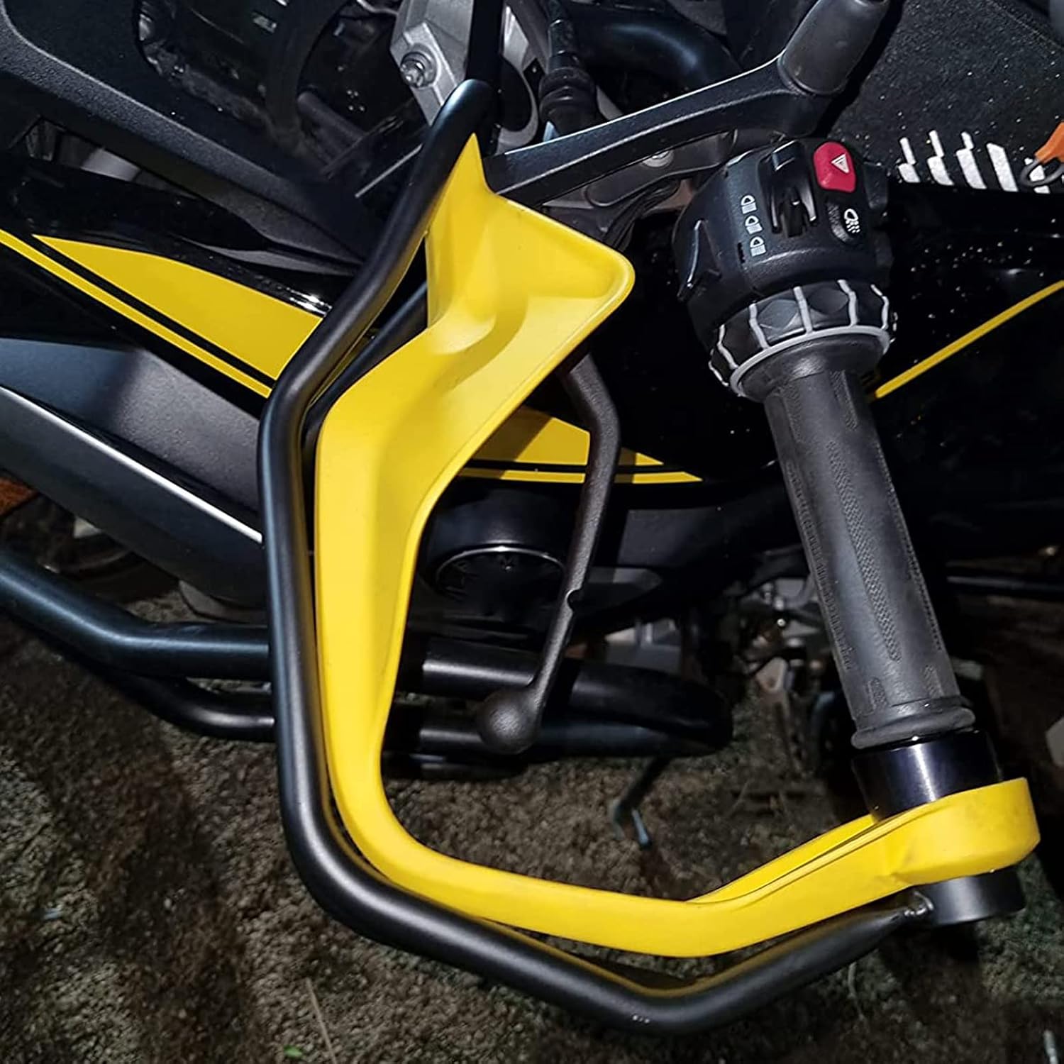 Worldmotop Hand Guards Handlebar Replacement for BMW F750GS F750 GS 2018 2019 2020 2021 2022 2023 Hand Brush Guards (black)