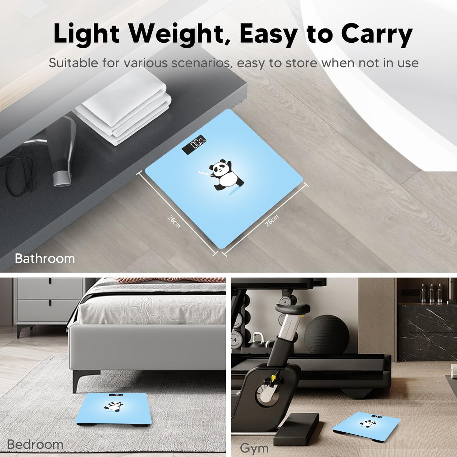 Themisto TH-WS40A Body weight Scale, With High Precision Sensors | Backlit Display - Image 3 thumbnail