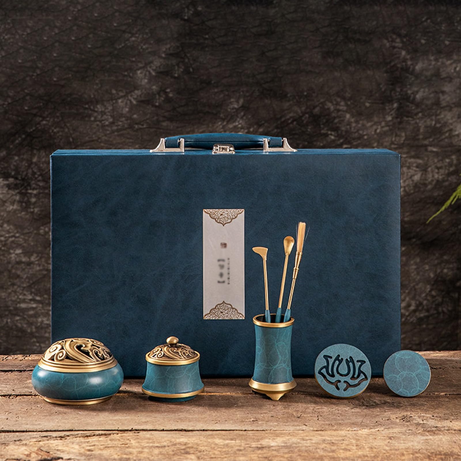 Räucherstäbchen-Set aus reinem Kupfer, 8-teilig, unverzichtbare Kegelwerkzeuge für Entspannung, Meditation, Yoga, Aromatherapie, DIY Handwerk