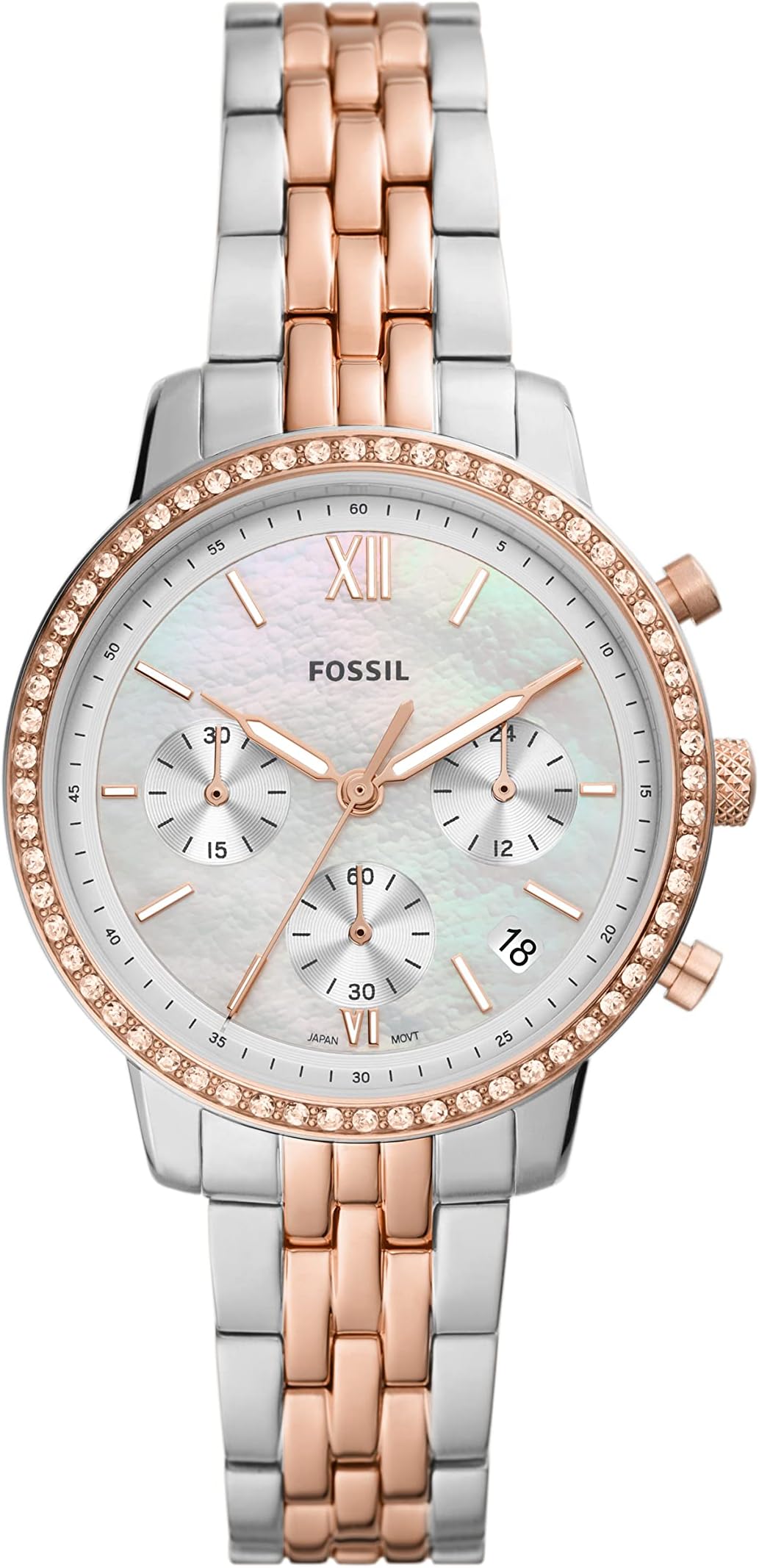 Fossil Women's Jocelyn Mother of Pearl Dial Watch ES4451