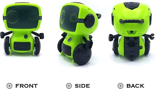 Miniatura 2 de JabberBot - Robot RC inteligente multifuncional para niños. Robot de control remoto que puede moverse, hacer divertidos efectos de sonido/voz,
