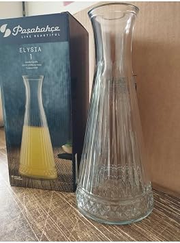 Paşabahçe Elysia Karaf Limonata Şişesi Vazo Şişe Sürahi 940 CC Kapaksız