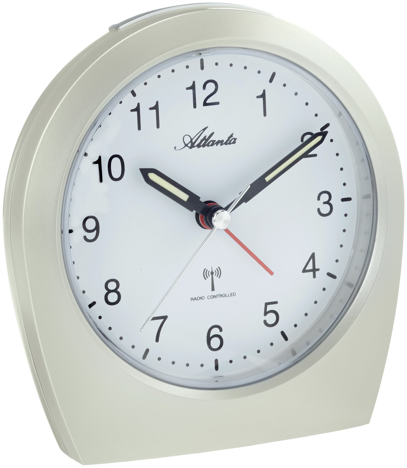 Atlanta Alarm Clock Analogue 1824–0 White