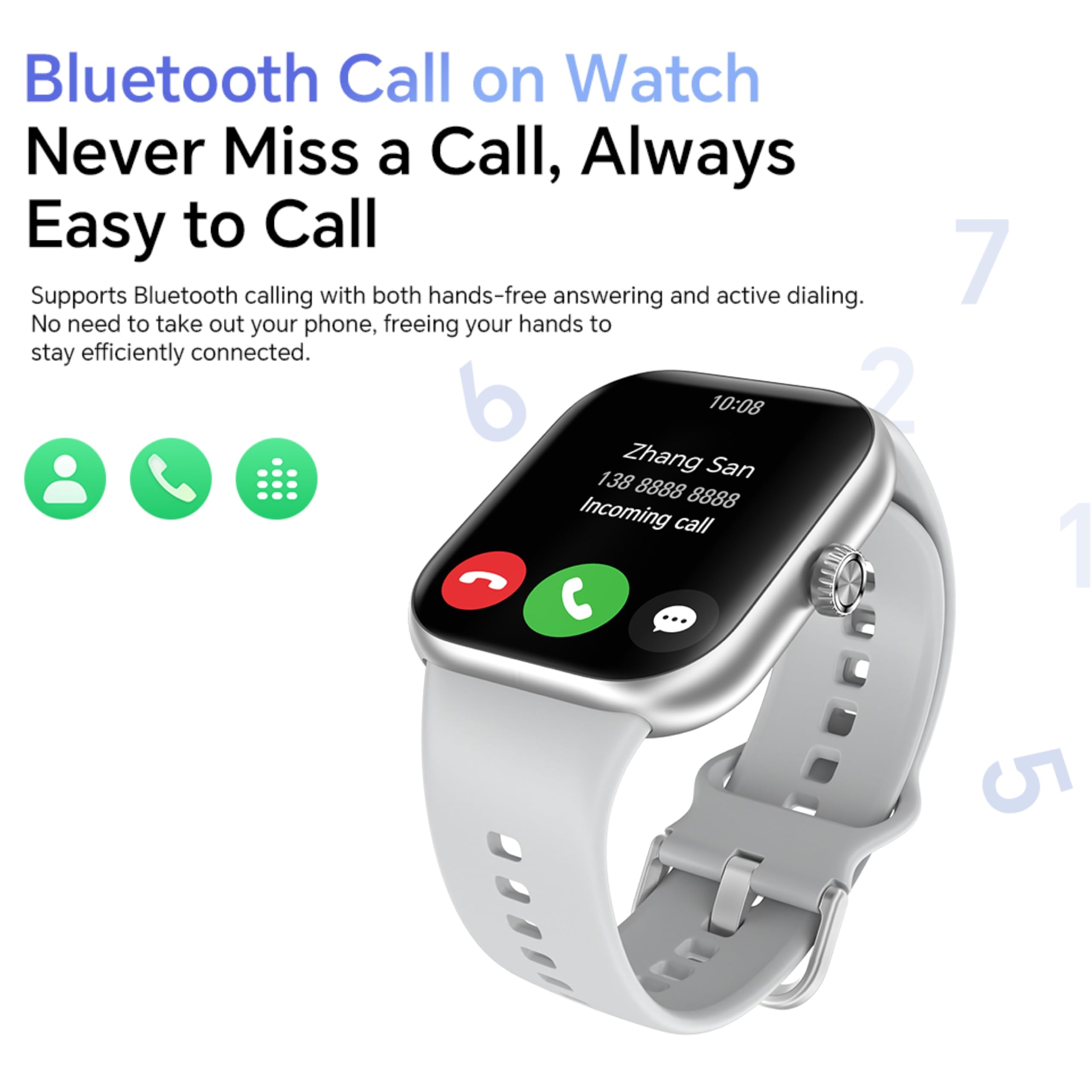 Honor Choice Watch 2 Pro Smartwatch, pantalla AMOLED de 5 cm, batería de 14 días, GPS integrado, más de 120 modos deportivos, hasta 50 metros de profundidad, impermeable IP68, compatible con Android e