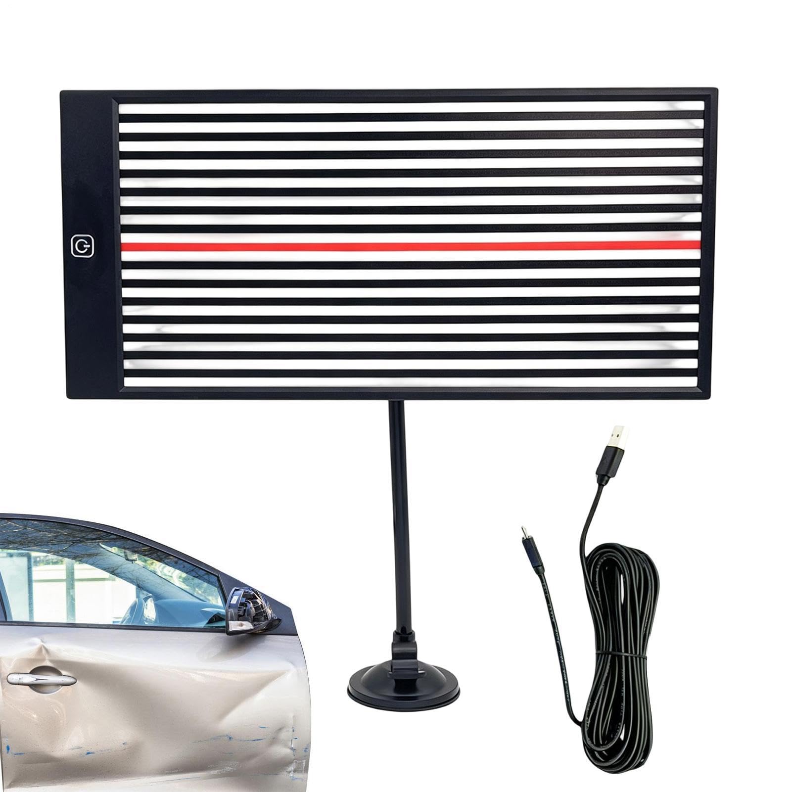 Panel reflector de luz para abolladuras USB para revisar autocaravanas 8
