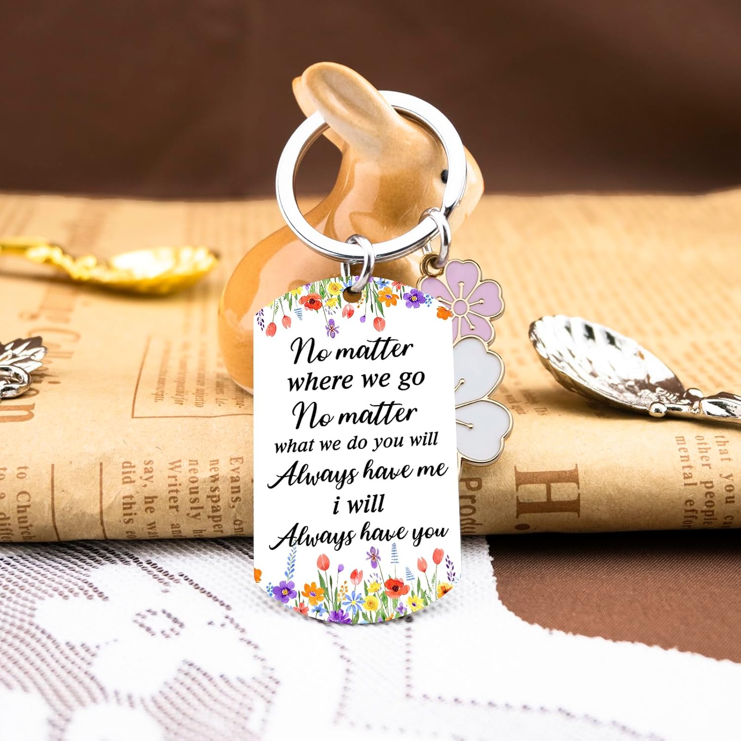 Best Friend Birthday Gifts for Women Friends Best Friend Keychain Gift For Bestie Bff Halloween Thanksgiving Christmas Valentines Day Gift for Friend Going Away Friendship Bag charm Purse Charms - Image 5