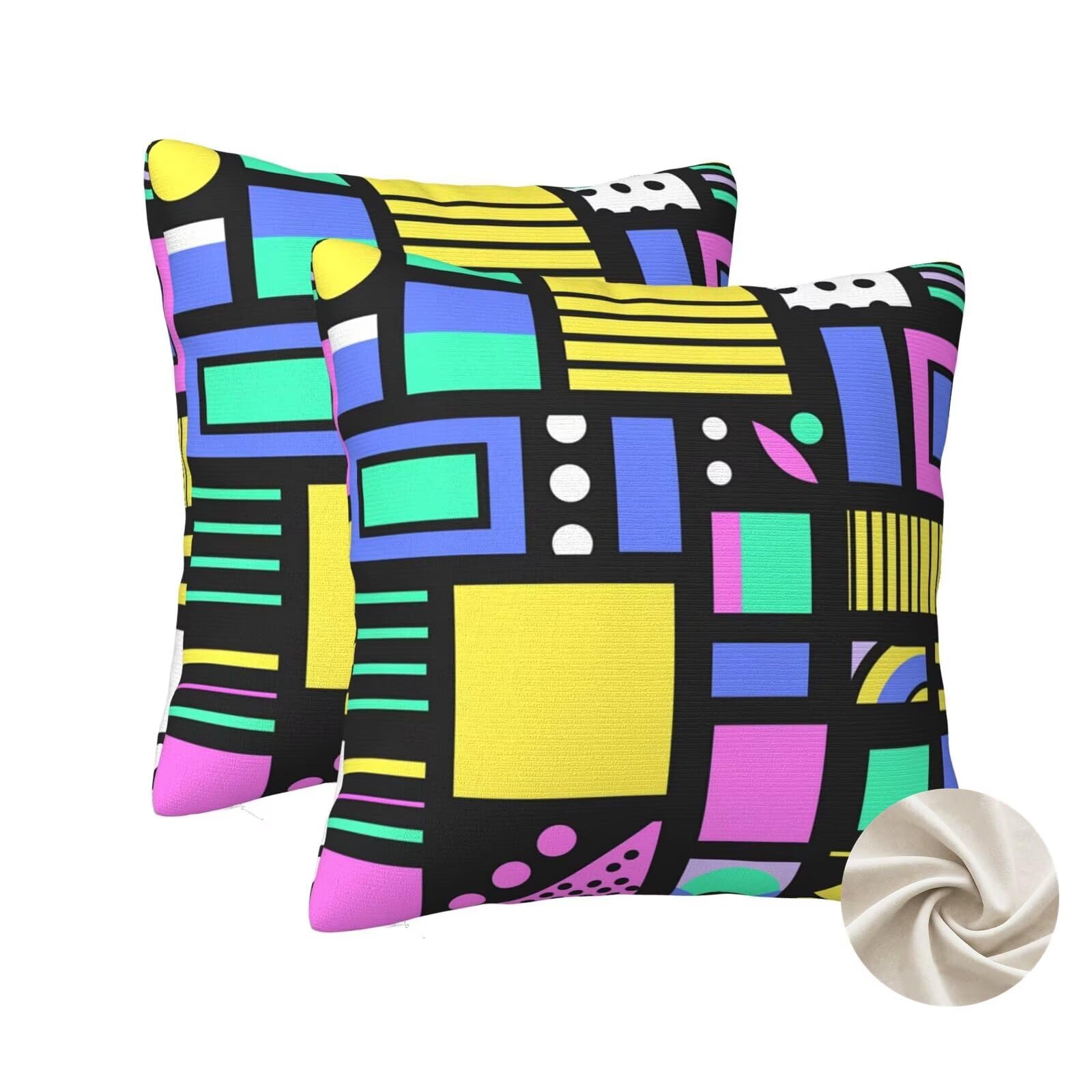 Housse de coussin géométrique pour sublimer votre déco de lit et chambre