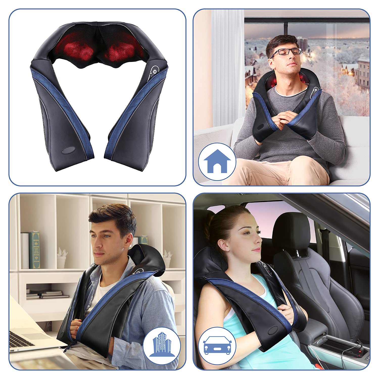 Amazon.co.jp: Neck Massager, Neck and Shoulder Massager, With 