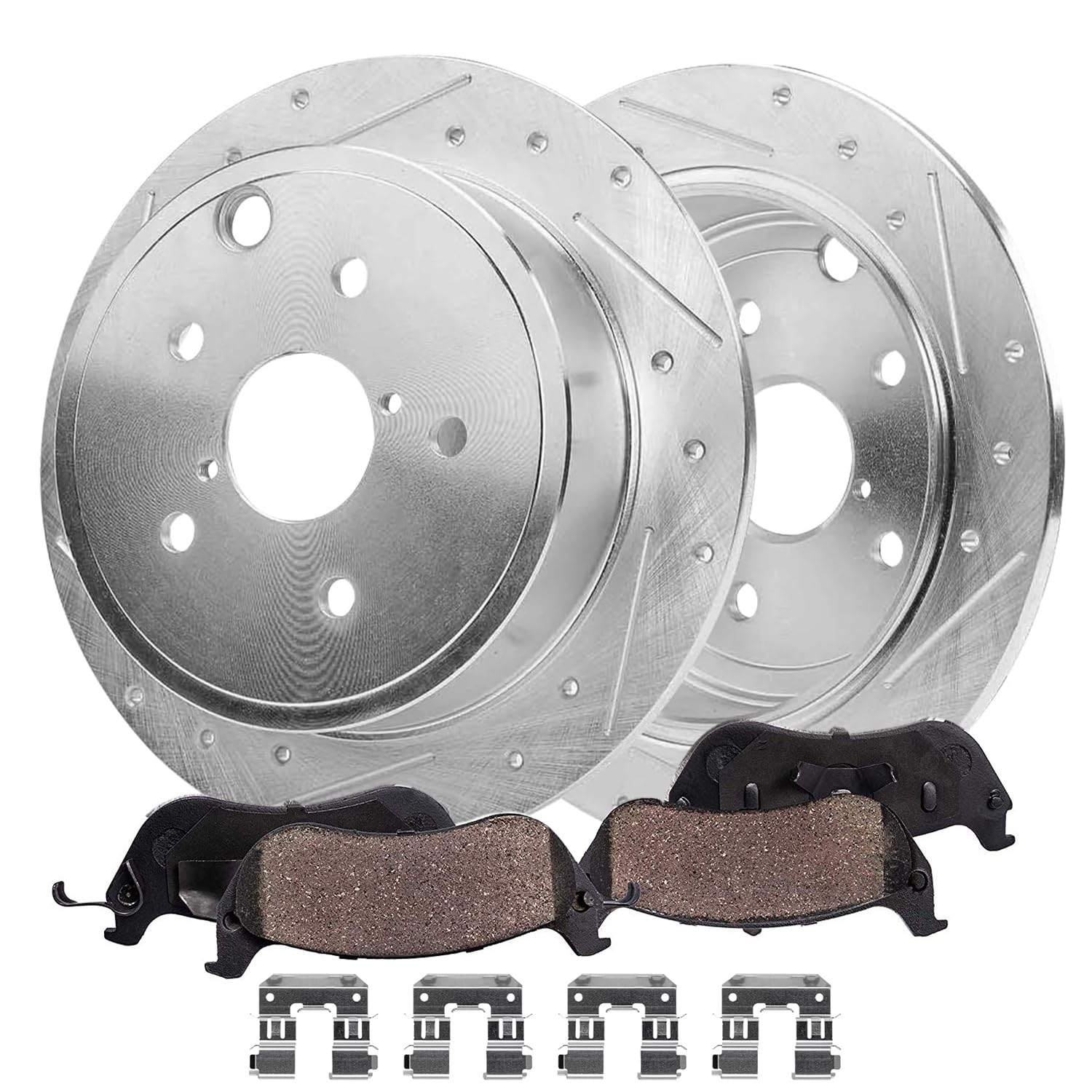 Detroit Axle - Rear Brake Kit for 2015-2016 Subaru WRX