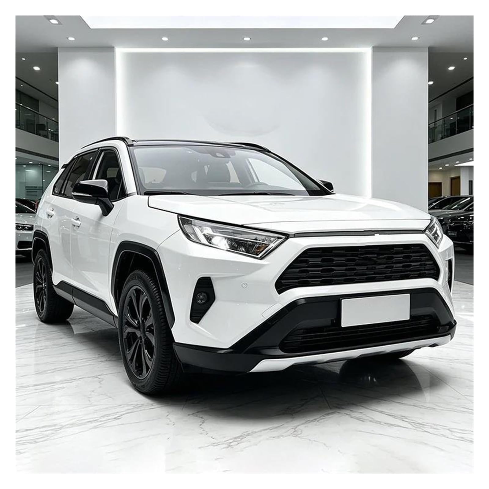 Onaic White Diecast Model For Toyota Rav4 2023 Diecast Model Car