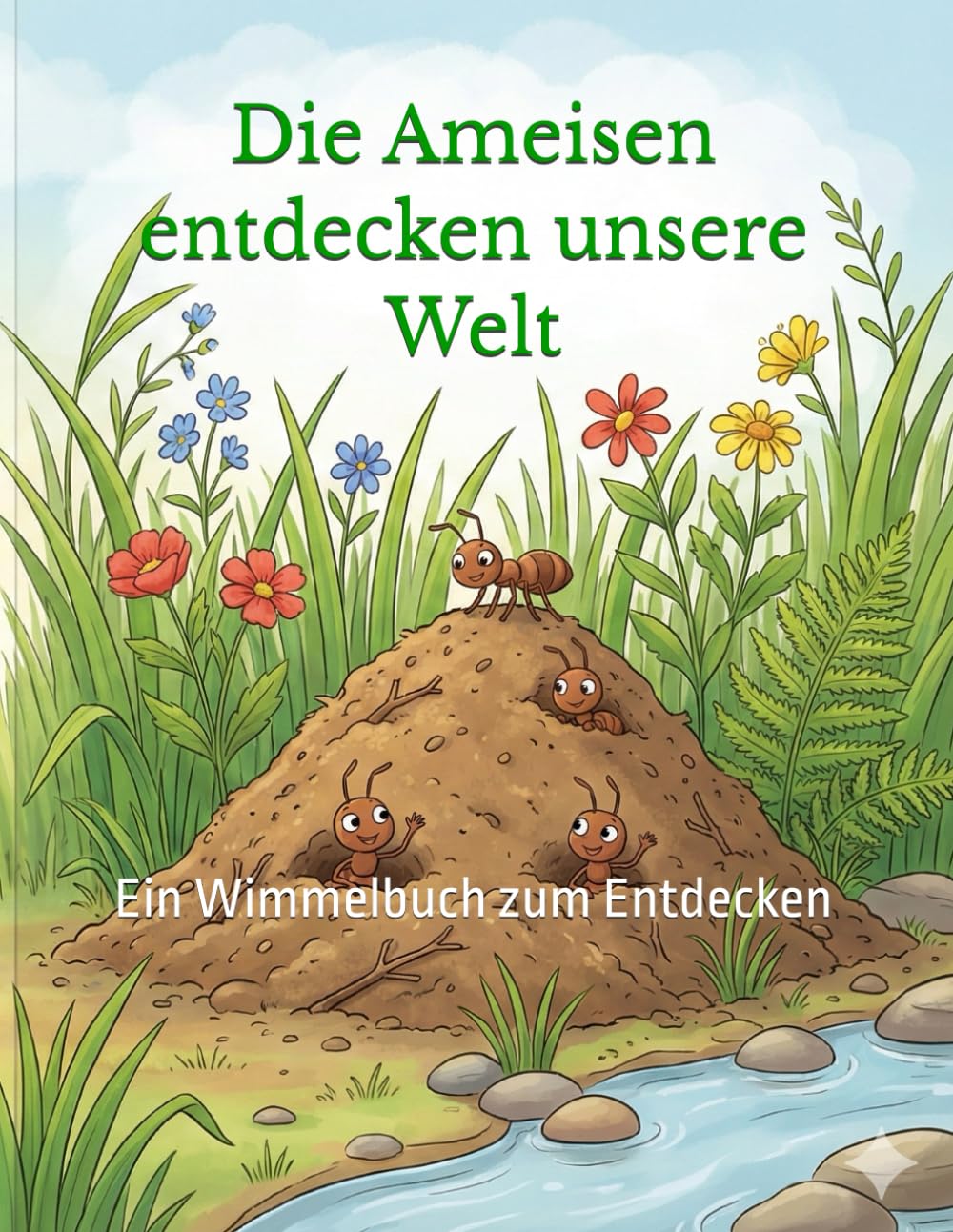 Die Ameisen entdecken unsere Welt: Ein Wimmelbuch zum Entdecken