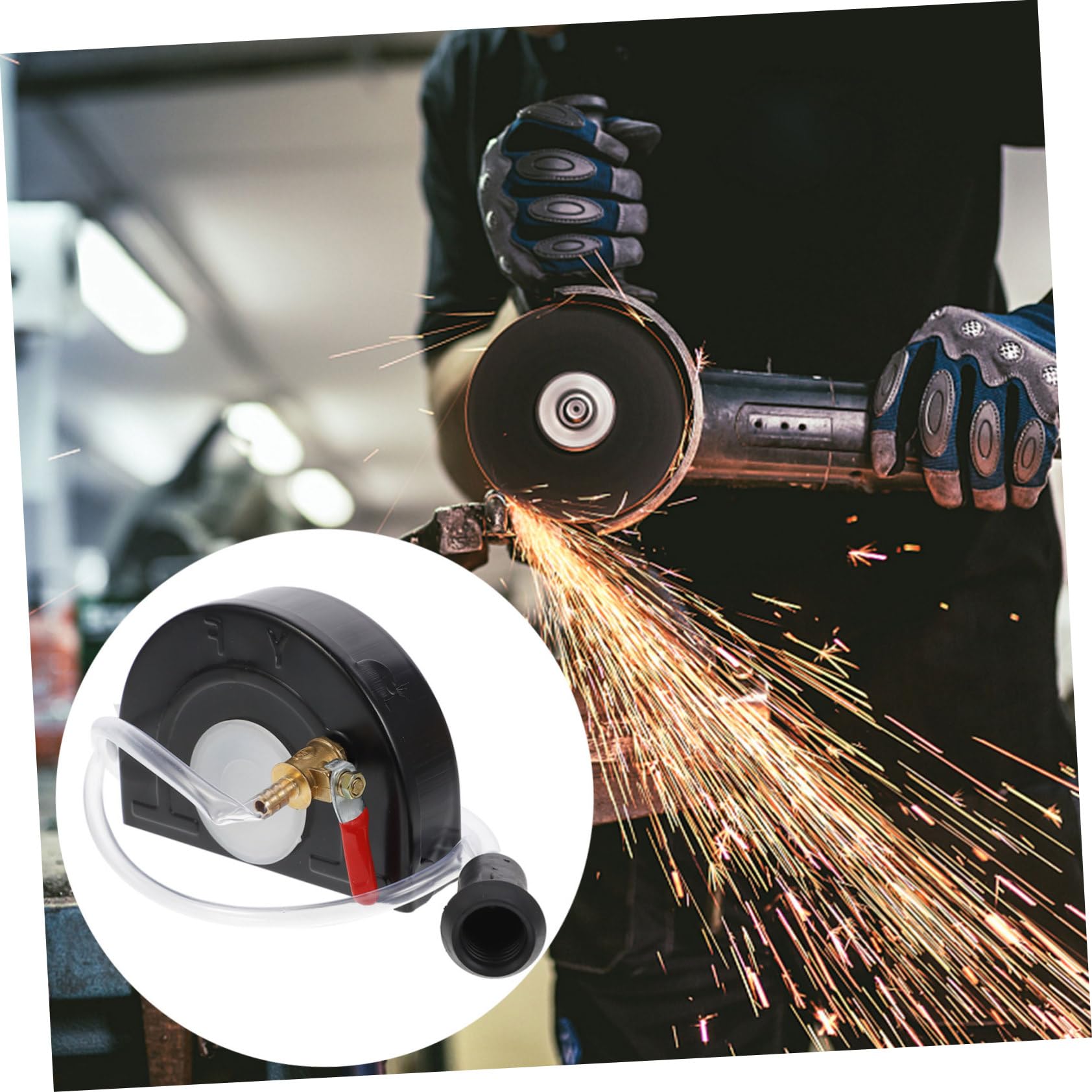 Housoutil 1pc Angle Water Dust Cover Angle Water Adapter Angle Cover Angle Protective Cover Wheel Cover Accessories Base Cover White