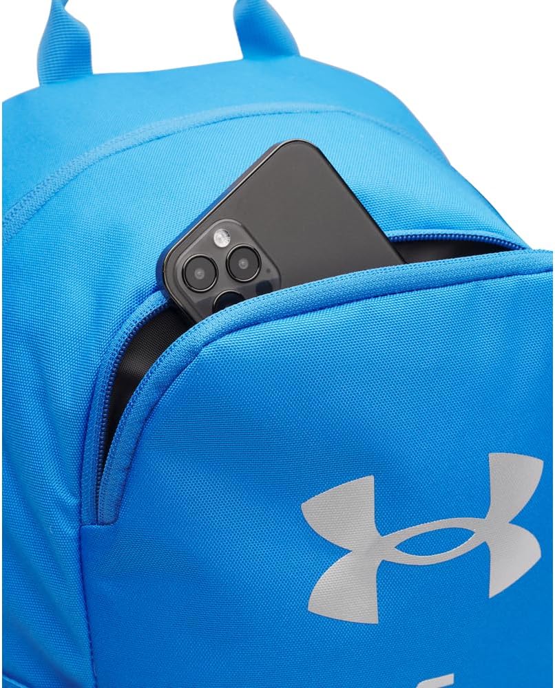 Under Armour Unisex Hustle Sport 6.0 Backpack, (402) Blue Atlantis/Black/Metallic Silver, One Size Fits Most - Image 4