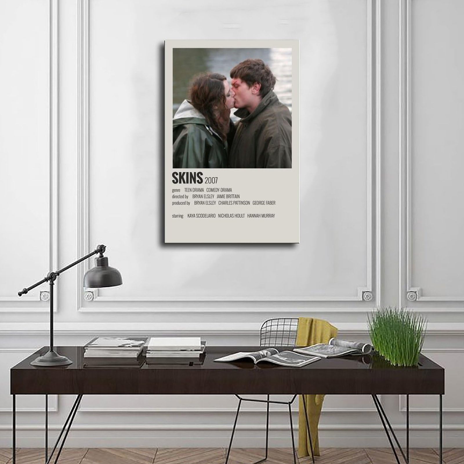 Skins Filmposter 15 Leinwandposter Schlafzimmer Dekor Sportlandschaft Büro Zimmer Dekor Geschenkrahmen: 40 x 60 cm