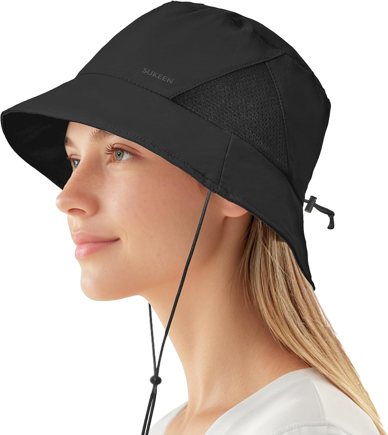 Sukeen Women's Lightweight Adjustable Bucket Hat for Summer Outdoor Use,Breathable & Soft Sun Hat UV Protection and Quick-Dry