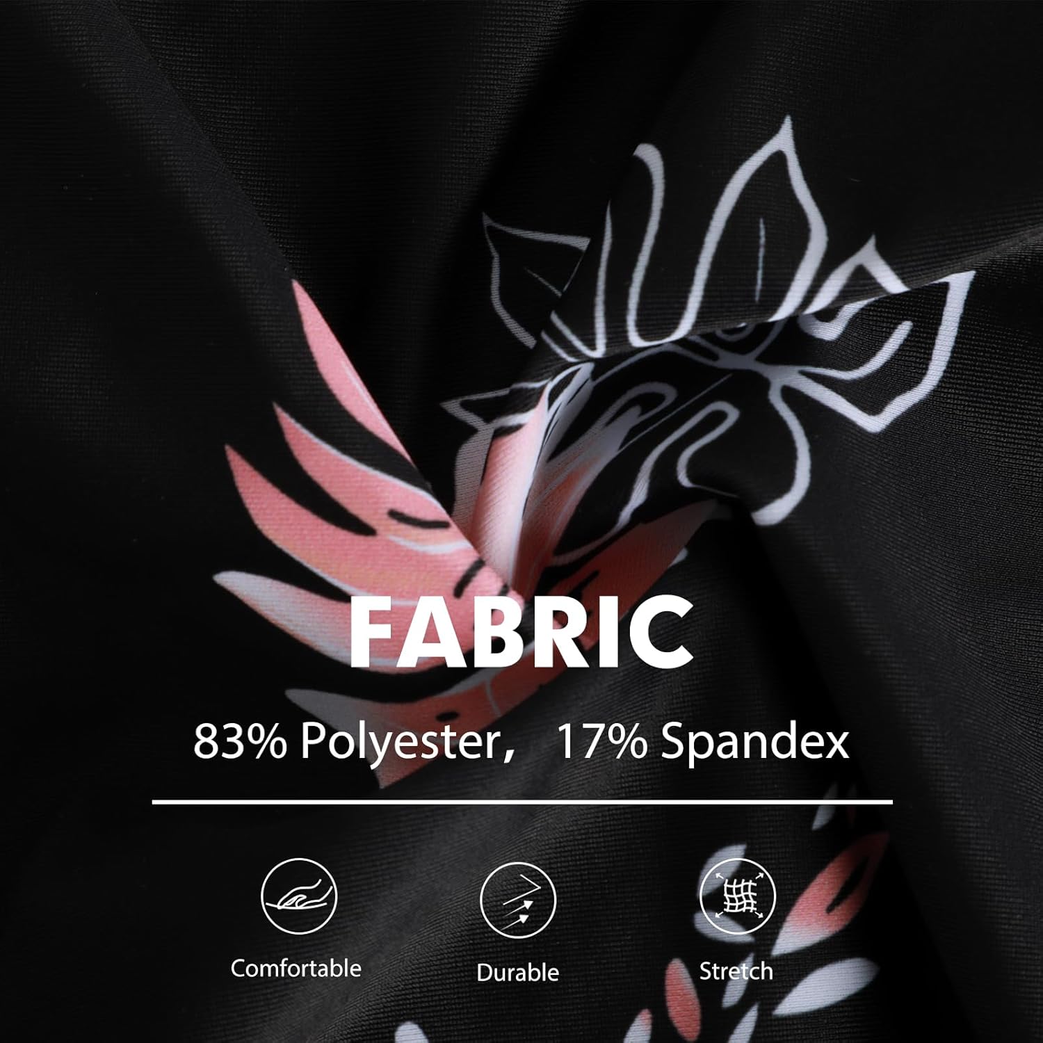 ECUPPER Womens One Piece Swimsuit Plus Size Bathing Suit Tummy Control Swimdress Shaping Skirted Swimwear with Boyshorts - Image 5