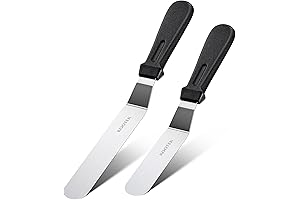 Kootek Angled Icing Spatula Set for Cake Decorating and Baking