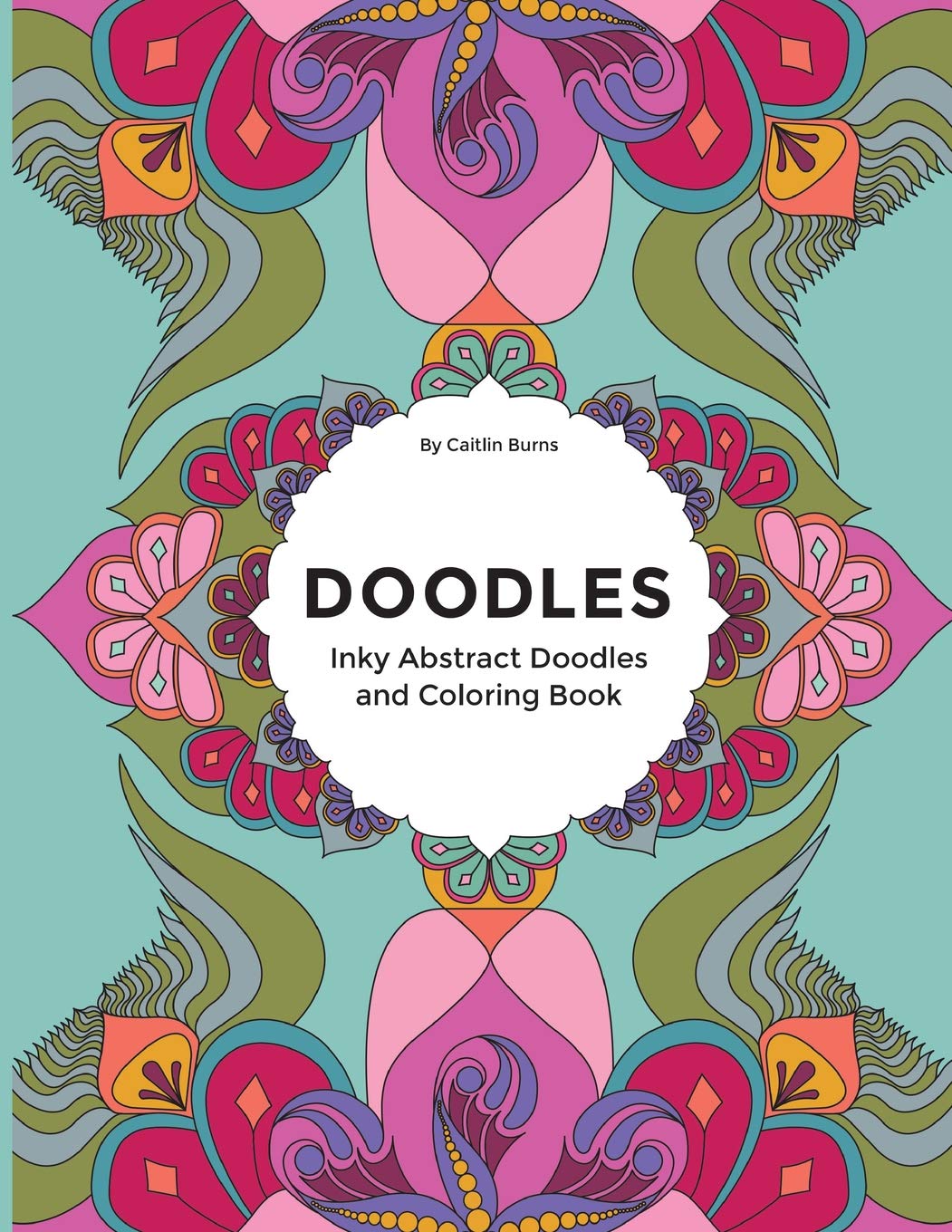 Doodles: Inky Abstract Doodles & Coloring Book