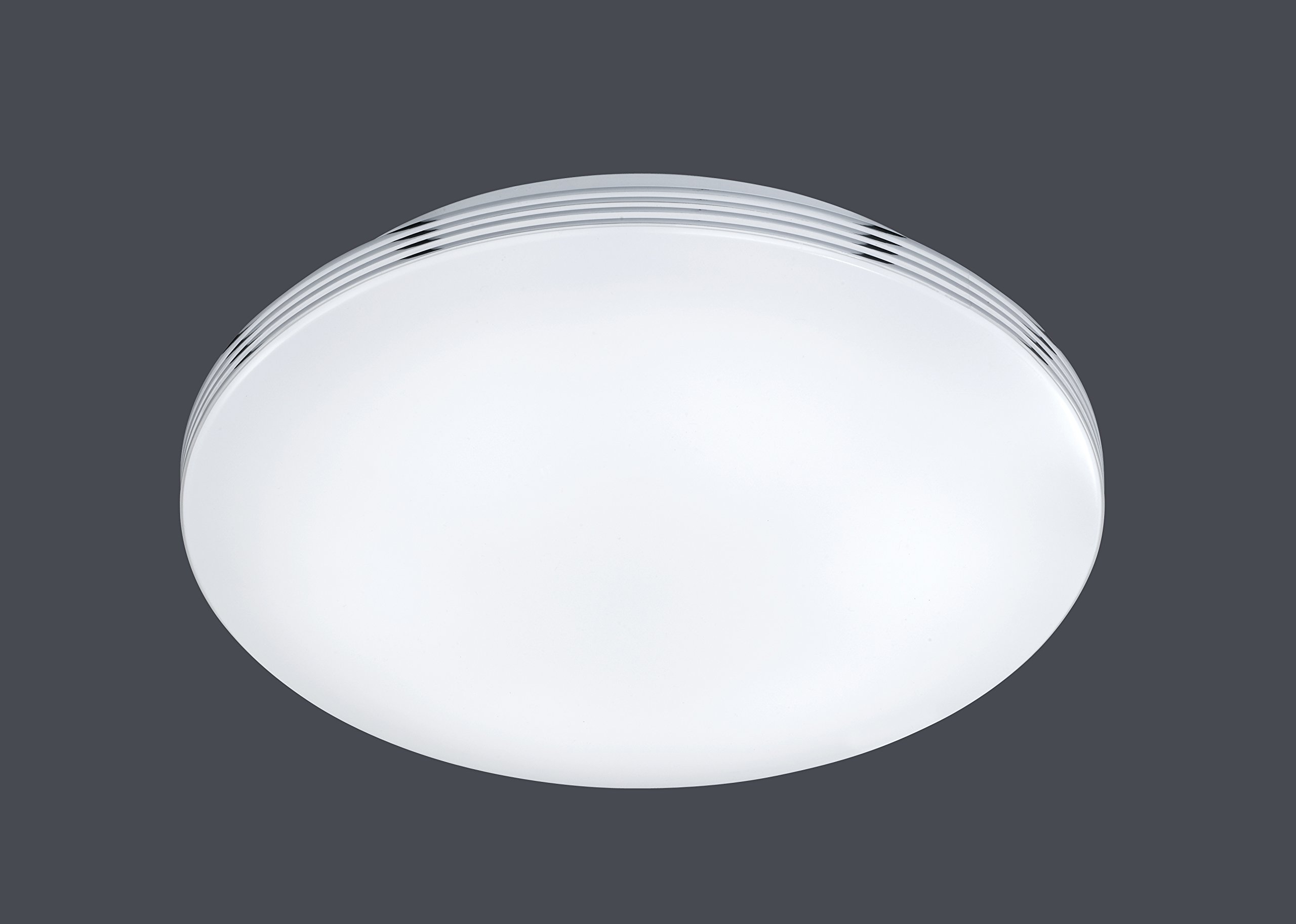 Trio Leuchten LED Bad Deckenleuchte Apart 659411806, Metall chrom, 1x 18 Watt, Weiß