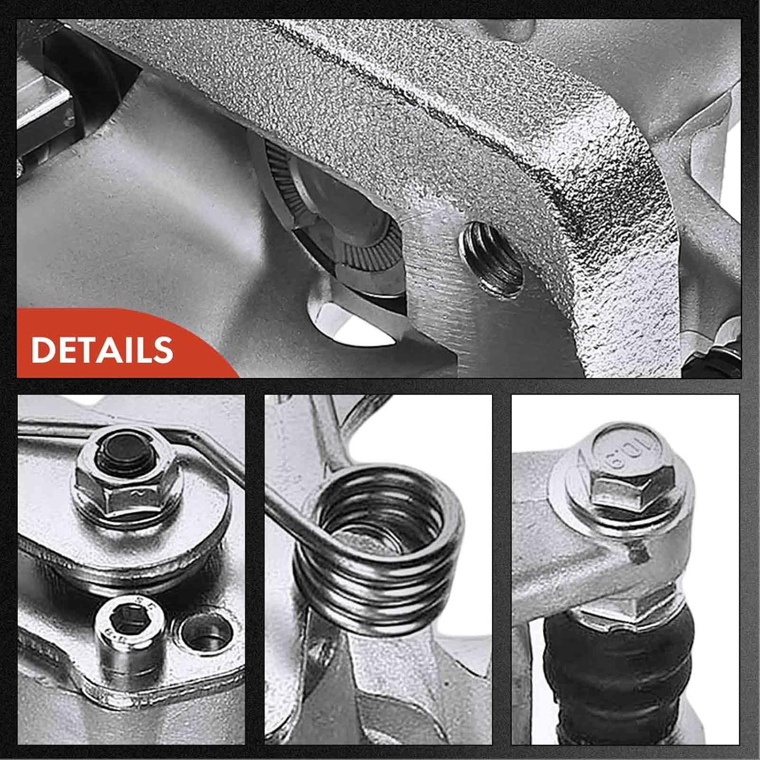 A-Premium Disc Brake Caliper Compatible with Chevy, Cadillac and Buick Models - Impala 2014-2020, Malibu 2013, XTS 2013-2019, Regal 2011-2017, LaCrosse 2012-2016 - Rear Side