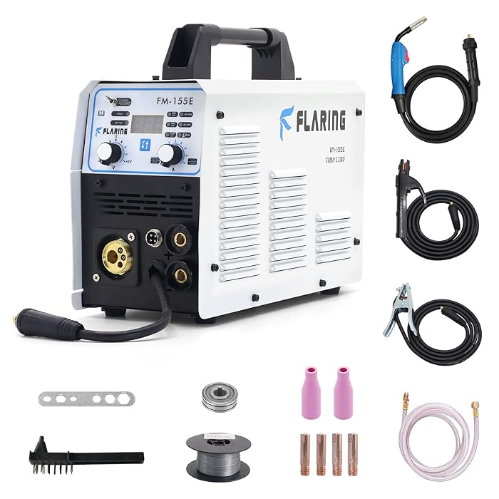 Buy FLARING MIG Welding Equipment FM155E MIG Welder 110/220 volts Spool