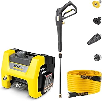 Kärcher - K1800PS Cube TruPressure Electric Pressure Washer - 1800 PSI / 2250 Max PSI Power Washer - With 3 Nozzles for Cleaning Cars, Siding, Driveways, Fencing, & More - 1.2 GPM