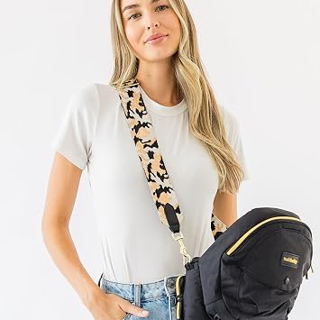 Tushbaby Black & Gold Hip Seat Carrier with Atlas Carrying Strap