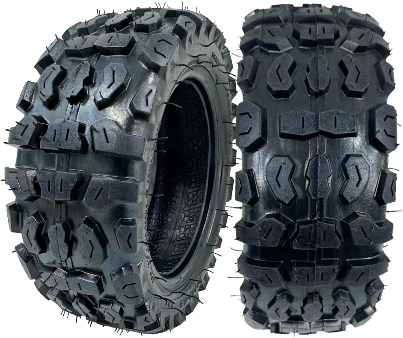 90/65-6.5 Tubeless scooter tire Replacement,11 Inch tire,Thickened Non-Slip Shockproof,for 38cc 40cc 47cc 49cc Mini Pocket Bikes Dirt Pit Rocket Bike(2 Pack)