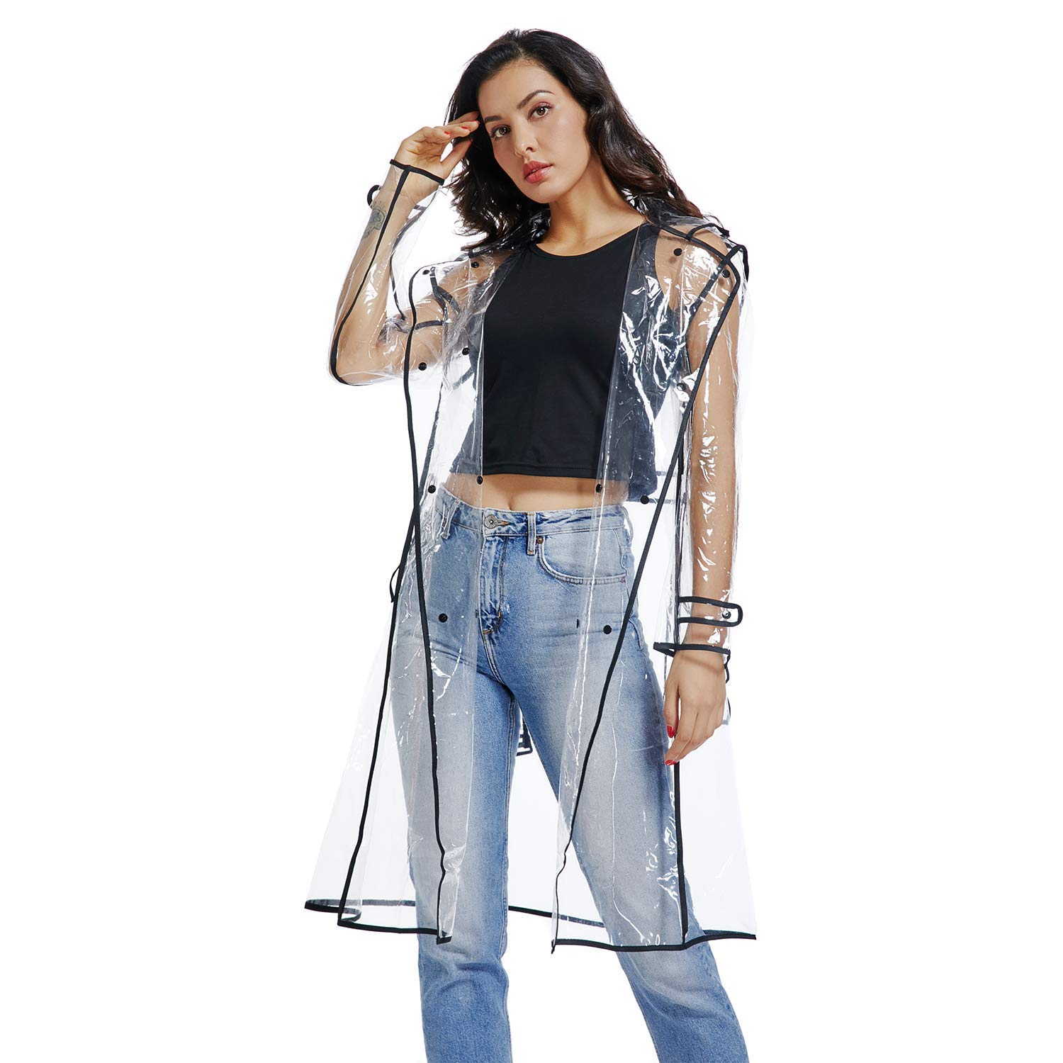 lightweight packable raincoat womens