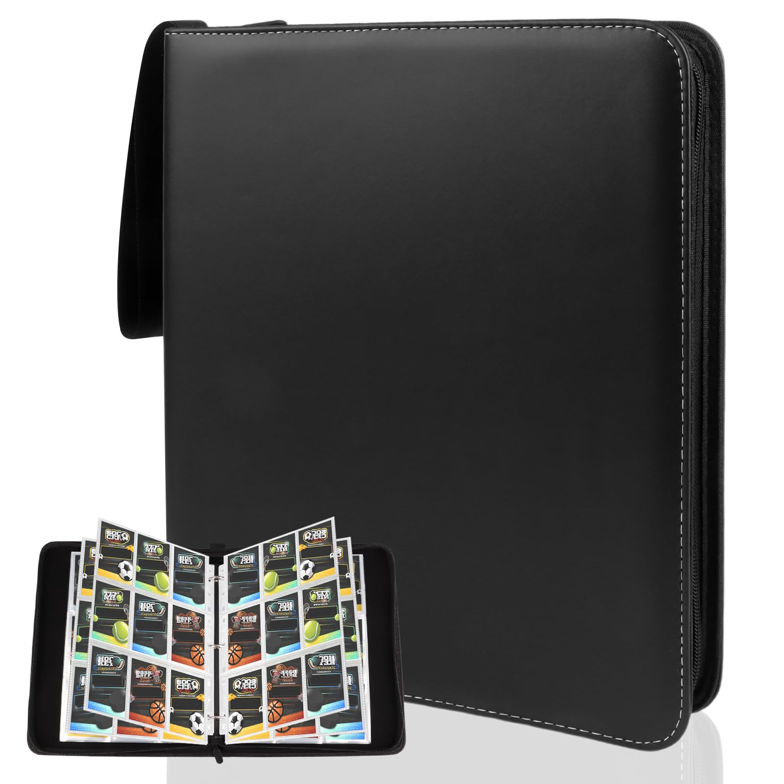 Neoreser Album de scrapbooking pour cartes, 320 pochettes, 80 pages, imperméable, thème anime, taille moyenne, polypropylène