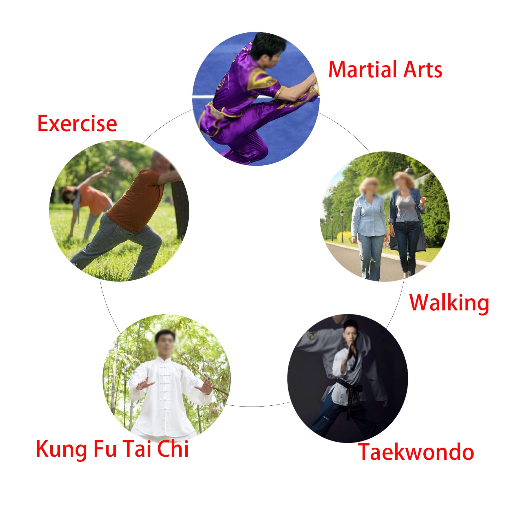 VIBLiSS Kampfsport Schuhe, rutschfeste Taekwondo Sportschuhe Kung Fu Taichi Trainingsschuhe Leichte Chinesische Schuhe Für Frauen