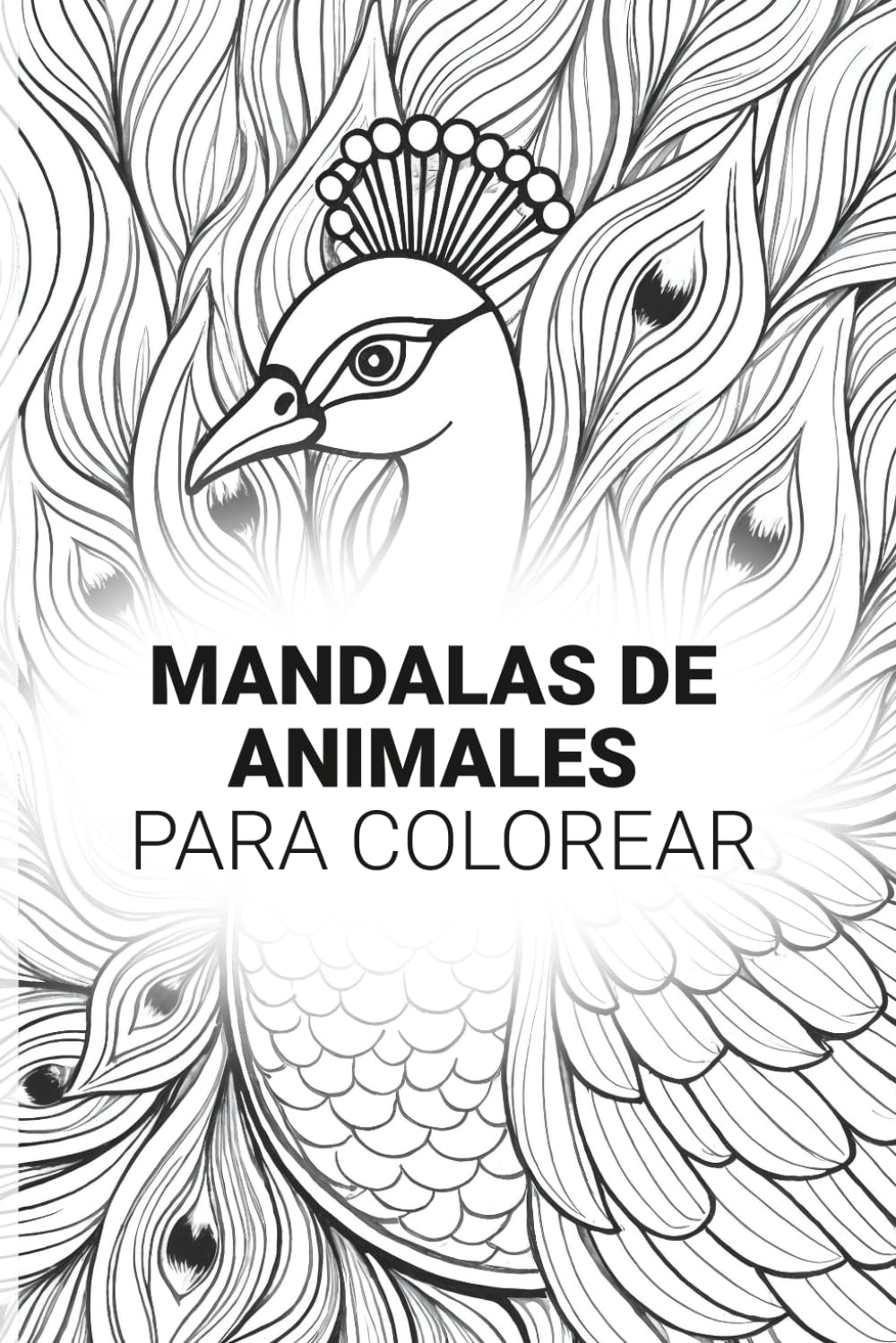 Mandalas de Animales para Colorear: 25 Diseños Tribales de Relajación para Adultos