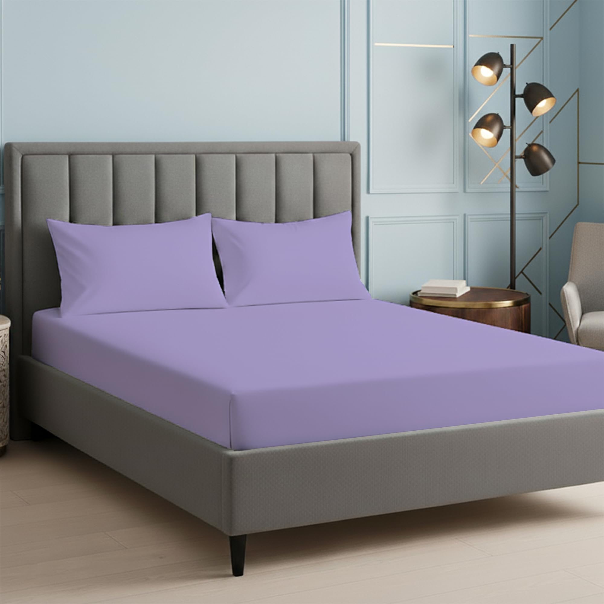 Small Double Fitted Sheet 100% Egyptian Cotton 400TC 25cm Deep Bed Sheet
