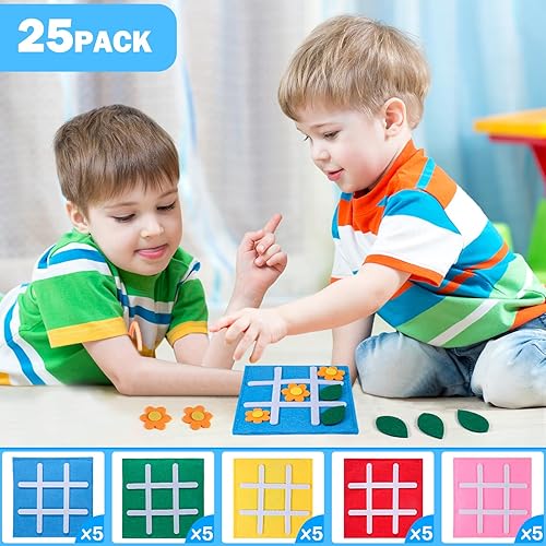 Miniatura 2 de Tic Tac Toe (paquete a granel de 20) juguetes de mesa para niños y familia, regalos de fiesta de cumpleaños, regalos clásicos a granel para niños,