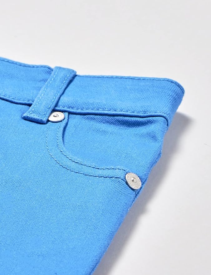 United Colors Of Benetton (Z6ERJ) Short 4HB559DZ0 Pantaloncini, Azzurro Intenso 08A, XS Bambina