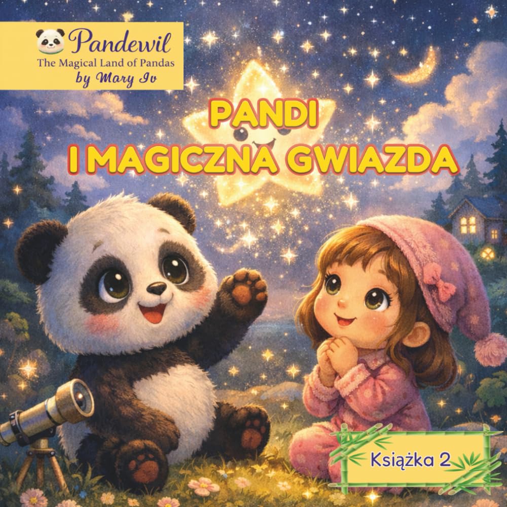 Pandi i Magiczna Gwiazda: Bajka na dobranoc o marzeniach, wierze w siebie i odwadze dla dzieci w wieku 3–8 lat