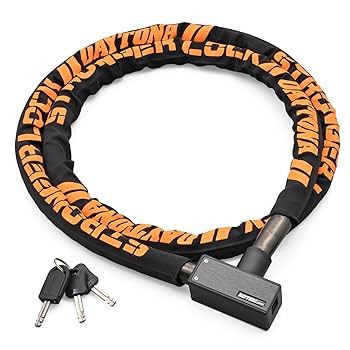 くろすけ Amazon | デイトナ(Daytona) バイク用 ワイヤーロック φ20mm