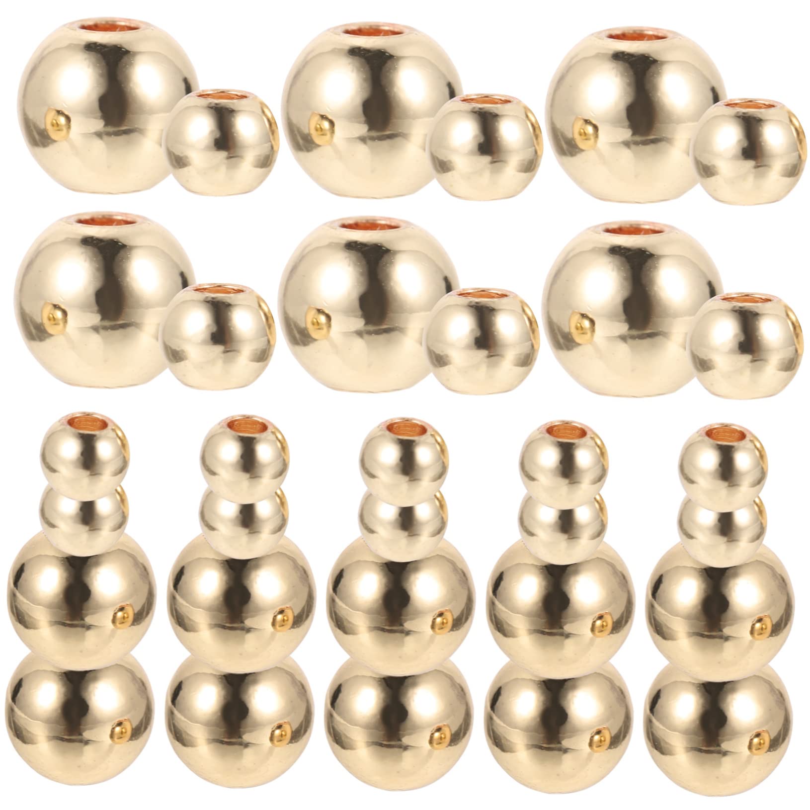 SHINEOFI 1000piezas Abalorios De Metal De Para Joyería Perfectos Para Pulseras y Material Resistente y Para Manualidades