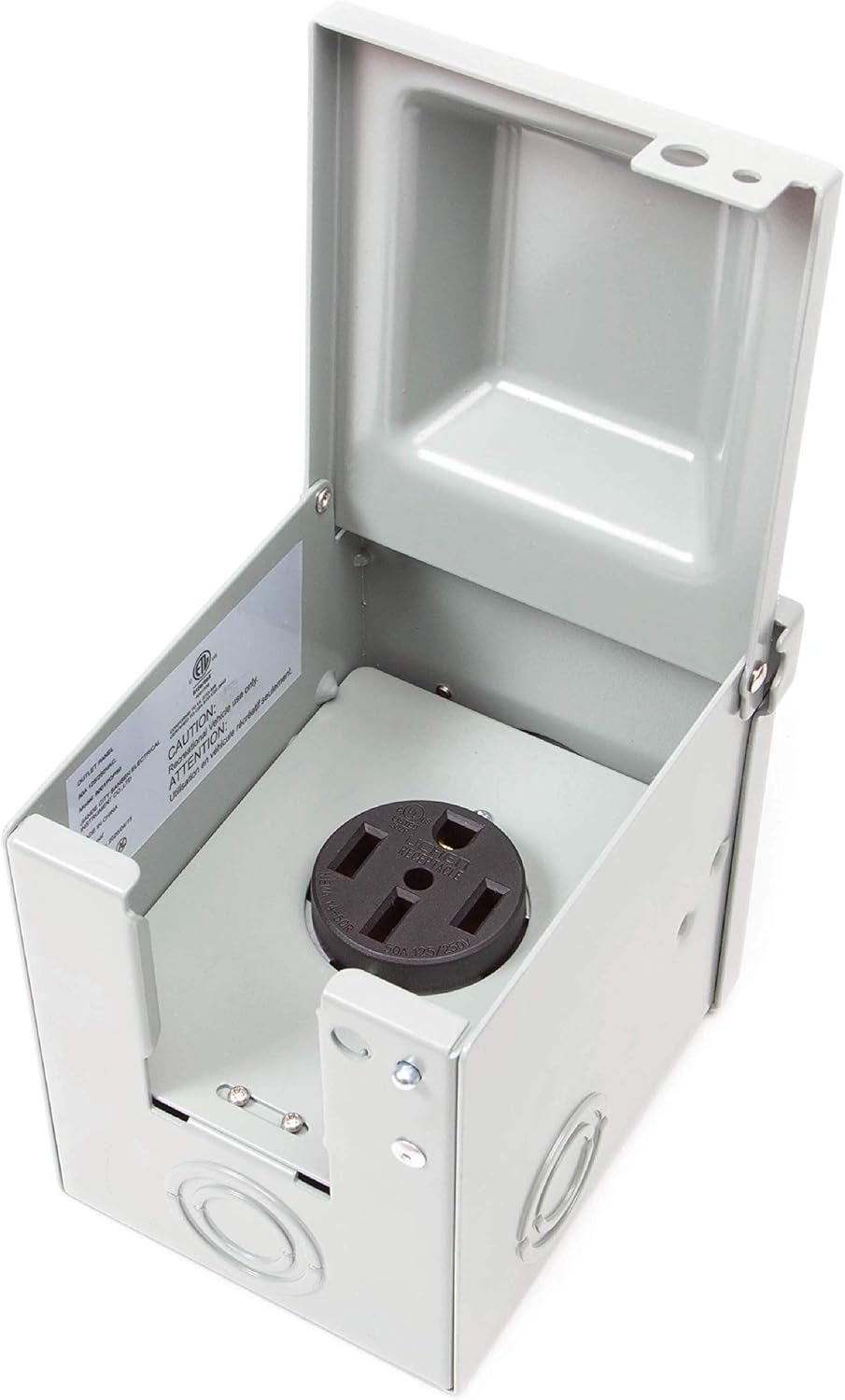 Buy Sintron RV Power Outlet Box, 50 Amp 125/250 Volt, NEMA 1450R