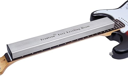 Miniatura 3 de Barra de nivelación de trastes, bloque de lijado de acero inoxidable de 16 pulgadas, barra de archivo de nivel de traste, herramienta de reparación