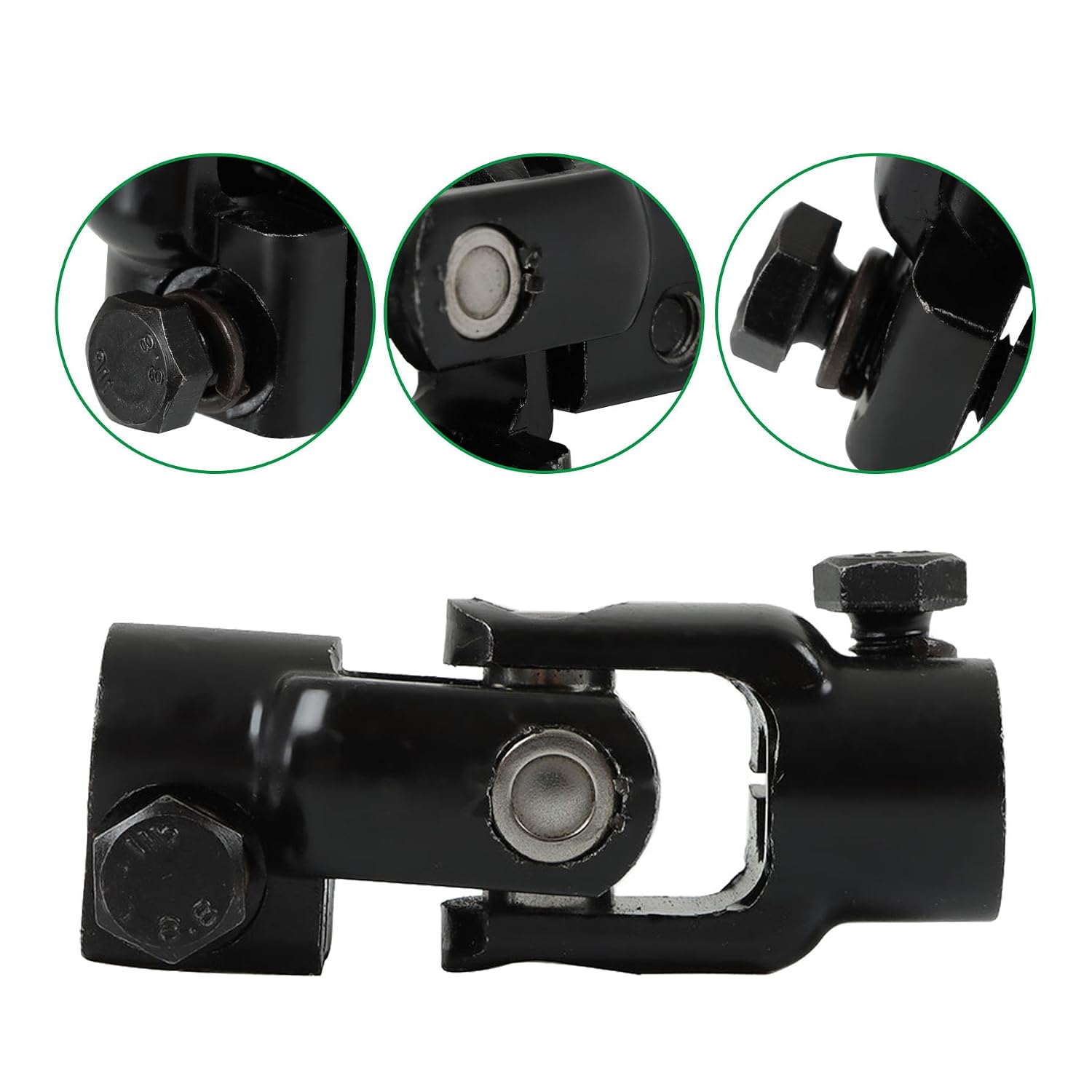 munirater Intermediate Steering Shaft Universal U Joint Coupler Lower Replacement for 2008-2012 Escape Mariner 8L8Z3B676E 8L8Z3B676C 425-358