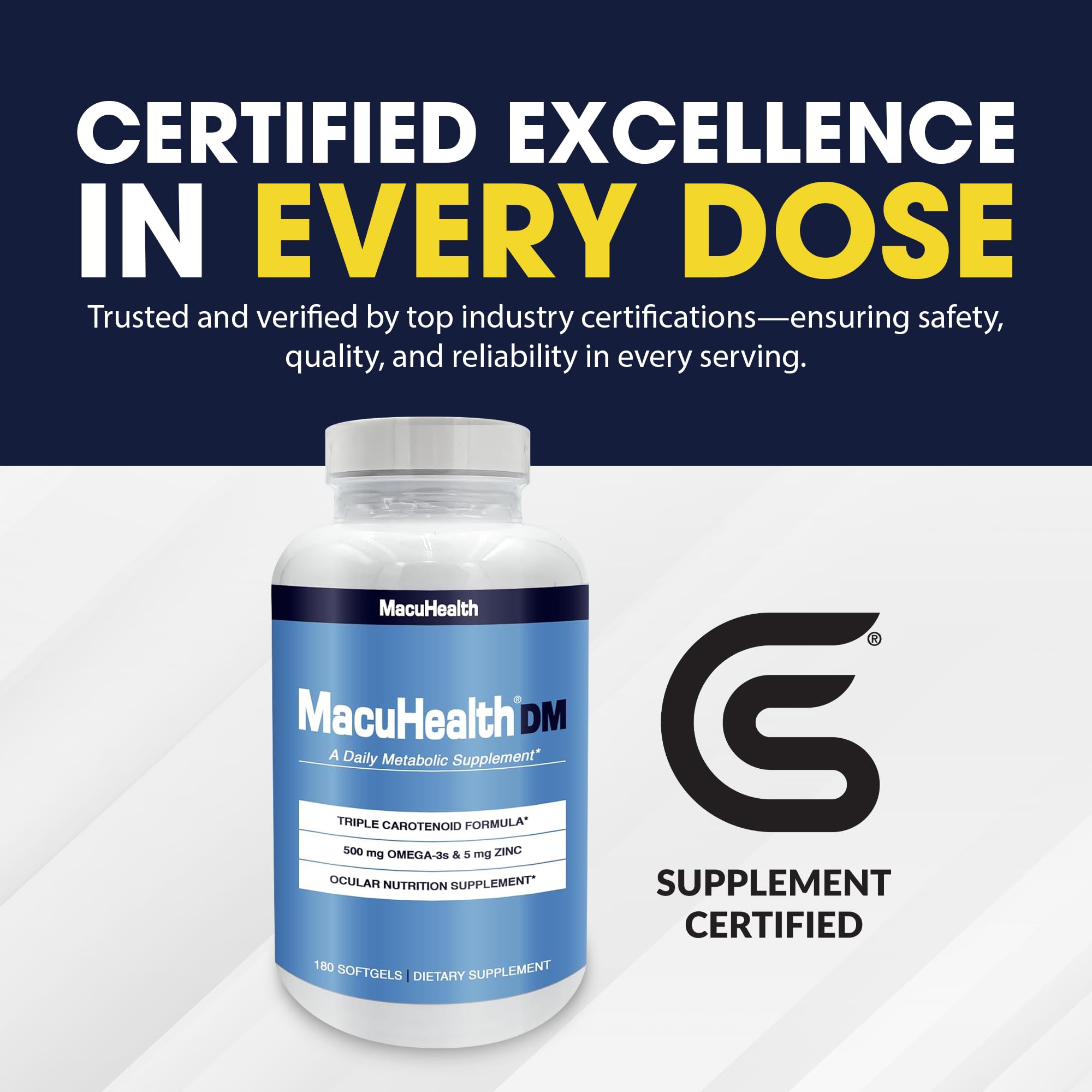 Macuhealth Daily Metabolic Triple Carotenoids - EPA/DHA Omega-3 with Zinc — Amazon image 6