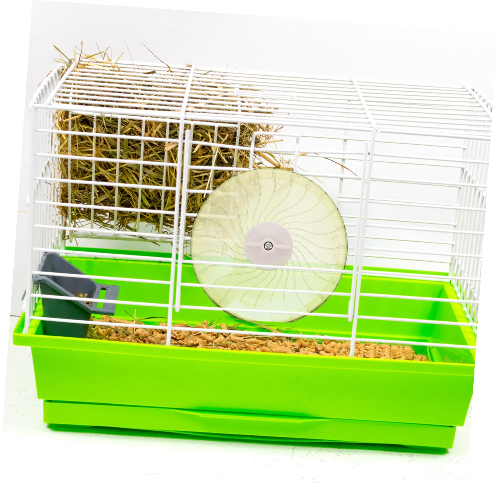 INOOMP 5pezzi Ruota Per Criceti Silenziosa Plastica Accessorio Per Esercizio Per Criceti Cincillà e Gerbilli Design Trasparente e Leggero Per Divertimento Senza Rumore e Maggiore