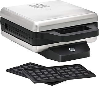 WMF 415420013 Sandwichera con Placas Intercambiables, Plata