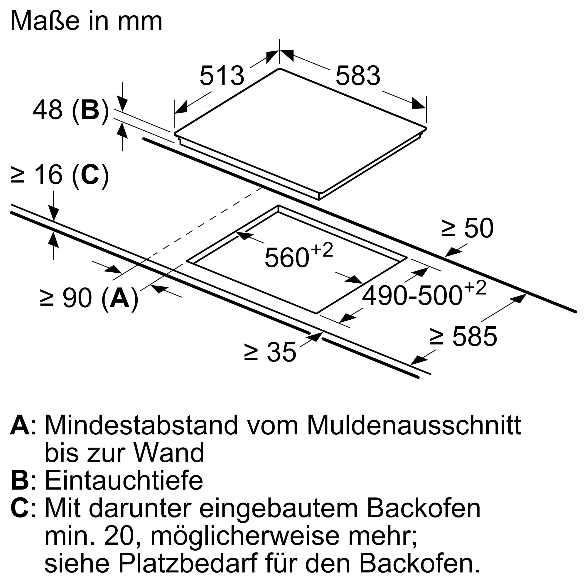 NEFF BTX46PB0 Einbau-Herd-Set 60 x 60 cm Pyrolyse EasyClean Air Fry T16SBN1L0 Elektrokochfeld Touch Control Edelstahlrahmen