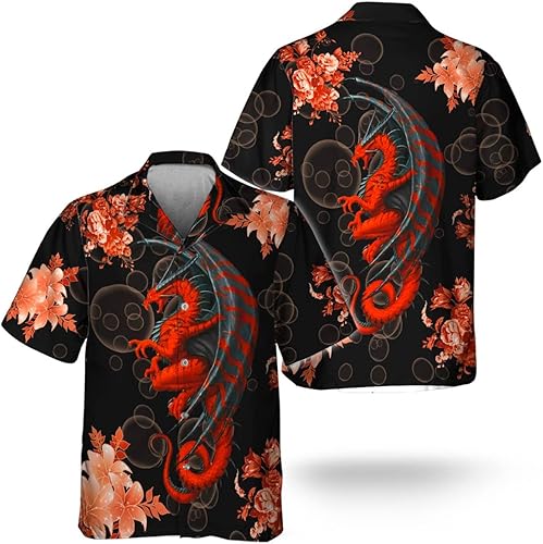 Miniatura 3 de Camisa hawaiana de verano tropical Aloha con botones, manga corta, regalo de cumpleaños para hombres y mujeres