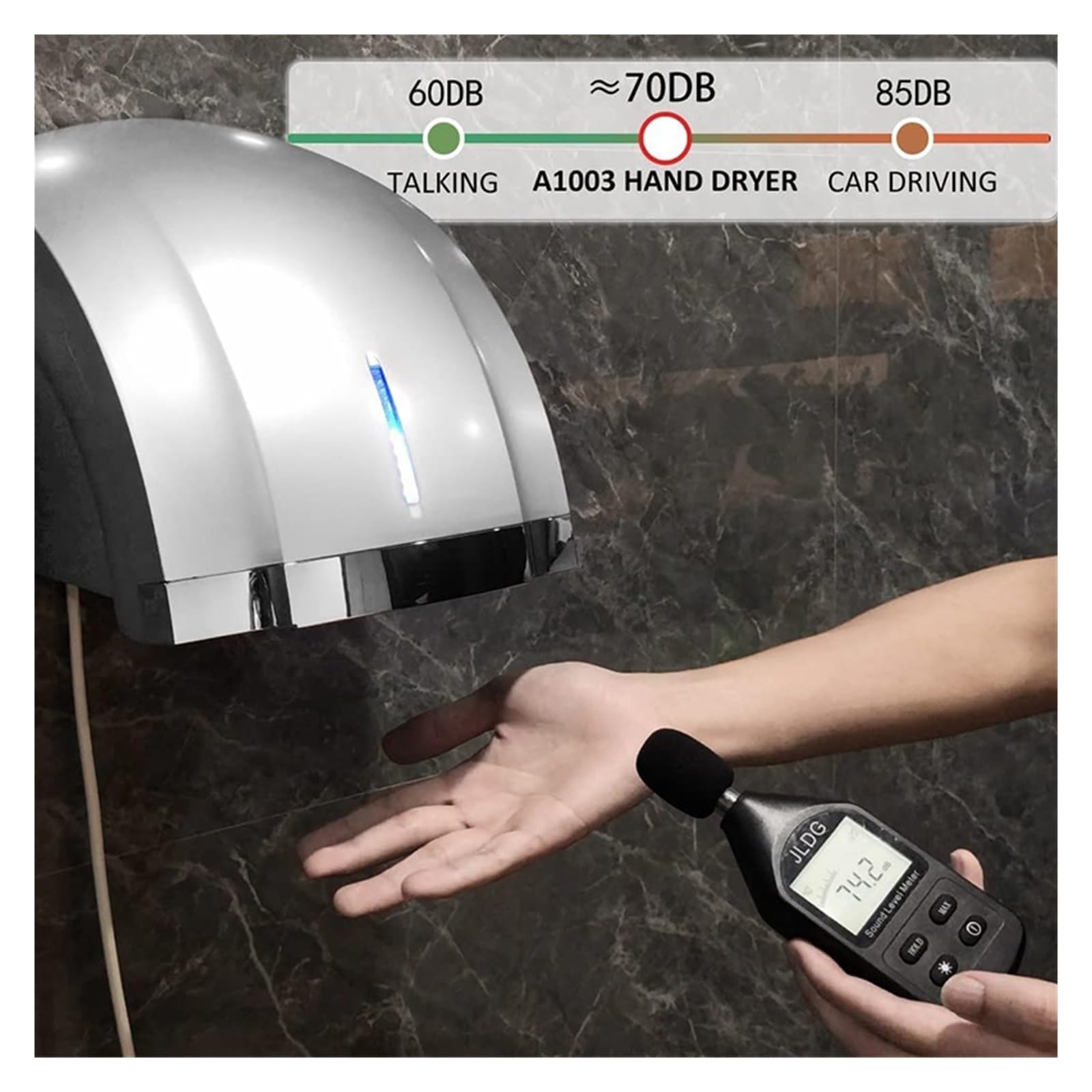 Amazon.co.jp: ハンドドライヤー 商業ハンドドライ電動コンパクト