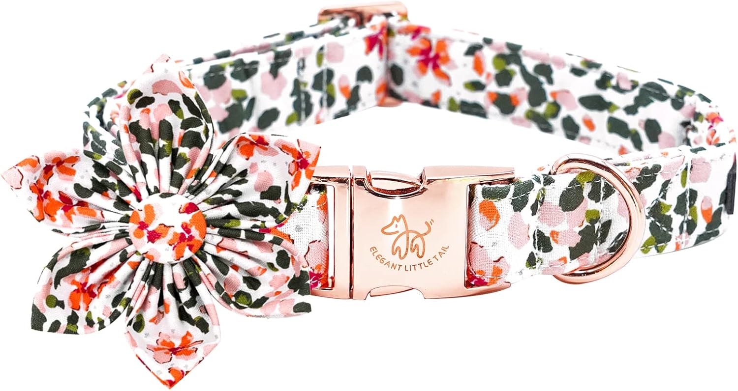 Elegant little tail Dog Collar, Dog Collar with Bowtie