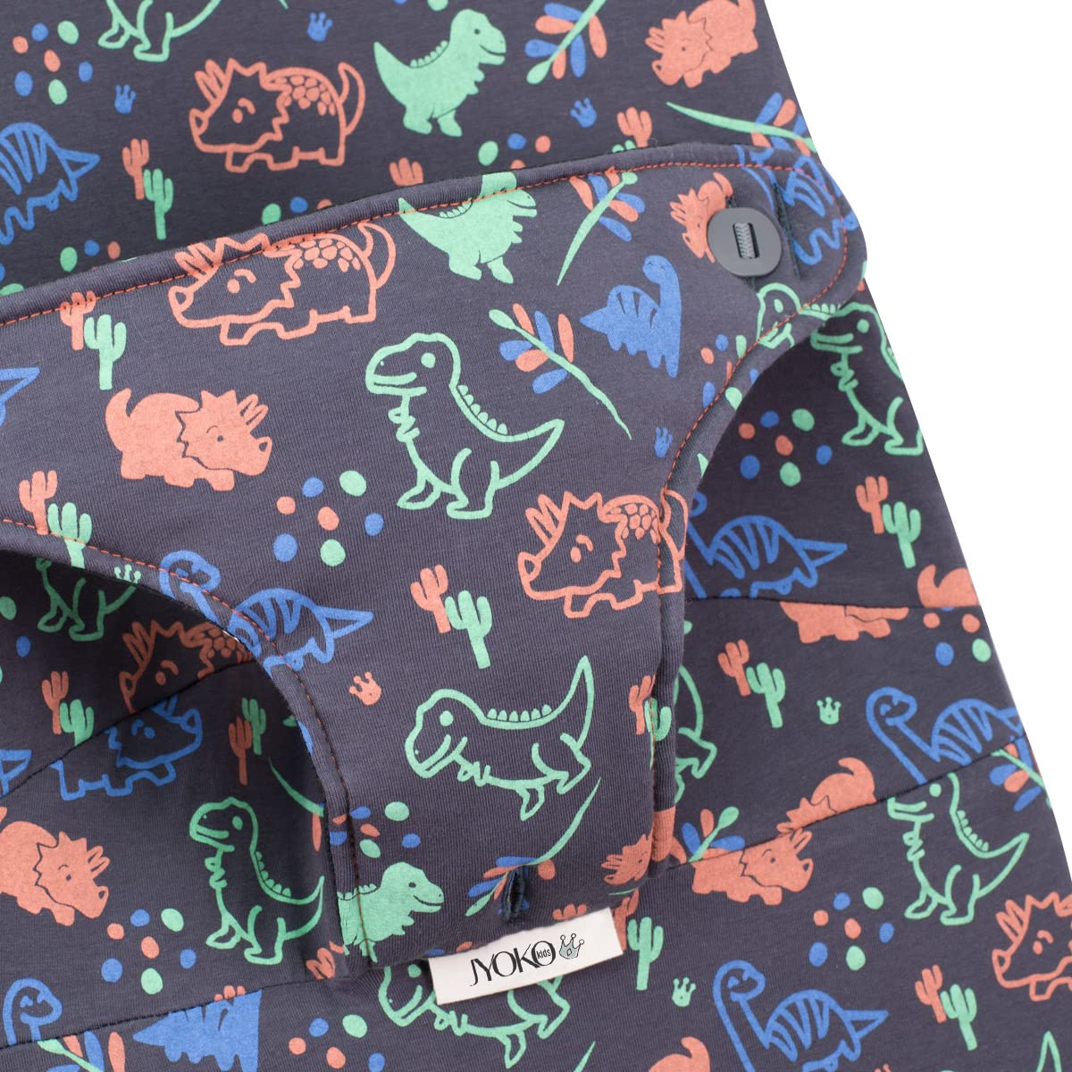 JYOKO KIDS Bezug kompatibel mit Babybjorn Bliss, Balance, Soft (Happy Dino)